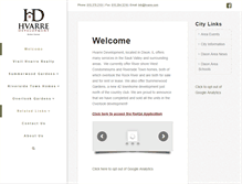 Tablet Screenshot of hvarre.com